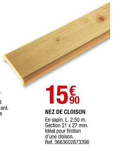 Promo Nez De Cloison Chez Brico D P T Icatalogue Fr