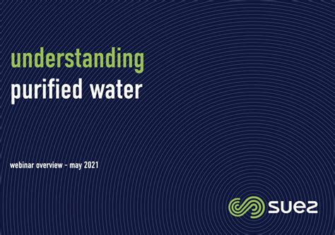 Understanding Purified Water – Purite Distributor Portal