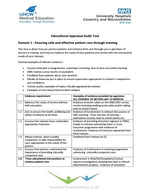 Fillable Online Ensuring Safe And Effective Patient Care Through