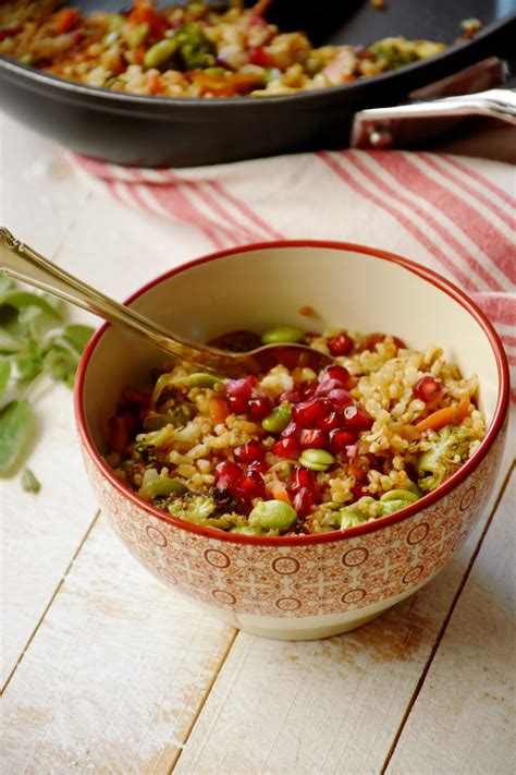 Arroz Integral Con Quinoa Y Verduras Salteadas Chez Silvia