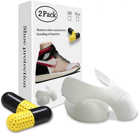 [2 Pairs]shoe Crease Protectors And Deodorant Capsule Sneaker Crease