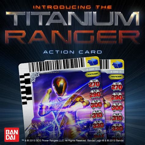 Power⚡️rangers On Twitter Check Out This Titanium Ranger Card From