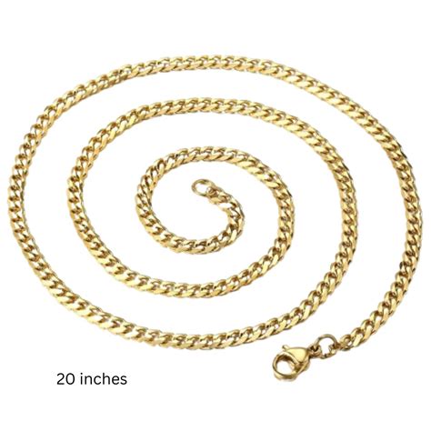 Mm Stainless Steel Cuban Curb Chain Necklace Michaels