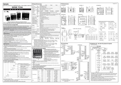 Manual Autonics Tcn S Controlador Pid De Temperatura Ppt