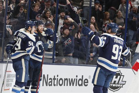 Gavrikovs Ot Score Lifts Blue Jackets Over Canucks 4 3