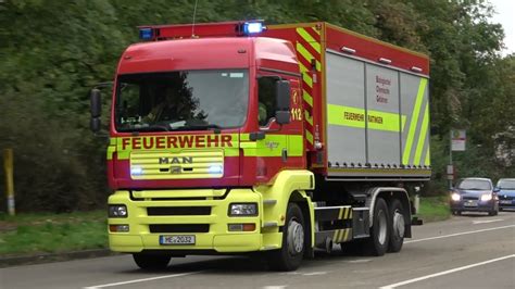 DOPPEL WLF GROßEINSATZ auf TANKSTELLE Einsatzfahrten Feuerwehr