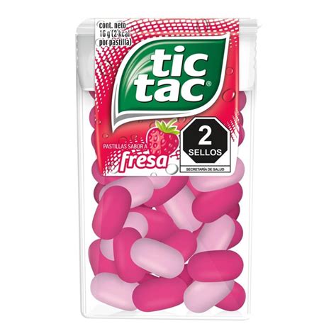 Pastillas Tic Tac Sabor Fresa Mix 16 G Walmart