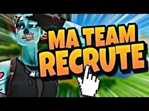 Live Fortnite Fr Ma Team Recrute Youtube