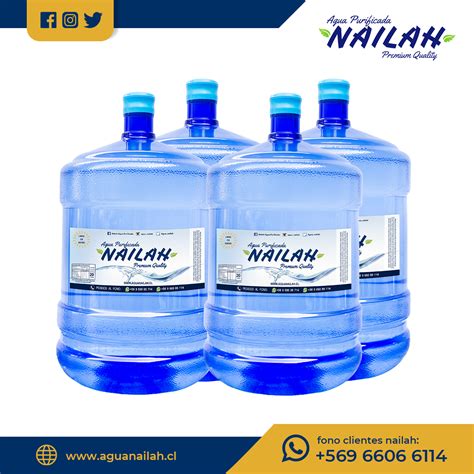 4 Recargas Agua 20 Litros
