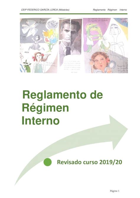 PDF Reglamento de Régimen Interno xline es CEIP FEDERICO GARCÍA