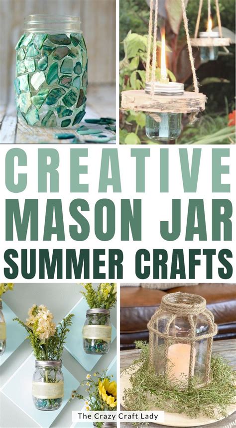 Bright And Creative My Favorite Summer Mason Jar Crafts