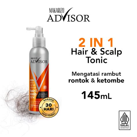 Jual Makarizo Advisor Hair Scalp Tonic 145 ML Perawatan Rambut