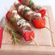 Brochettes De Dinde Aux Poivrons Et Roquefort Recette ITerroir