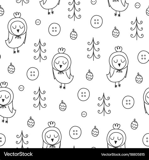 Doodle pattern Royalty Free Vector Image - VectorStock