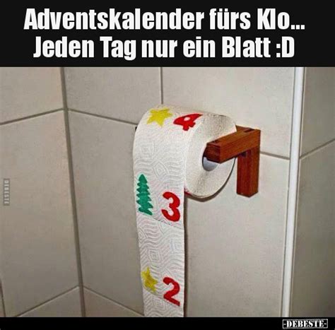 Adventskalender Fürs Klo Jeden Tag Nur Ein Blatt D Lustige Bilder