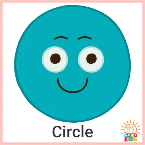 Circle Shapes Flash Cards Printable