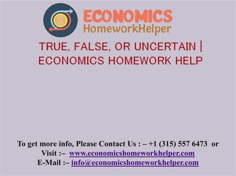 Economics Homework Helppptx