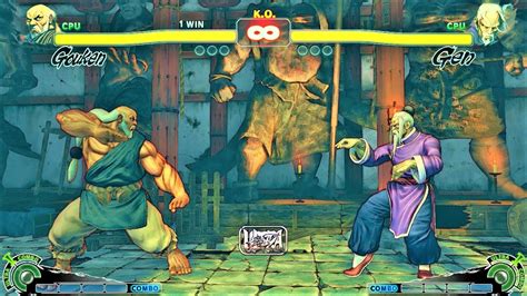 GOUKEN VS GEN CPU VS CPU Ultra Street Fighter IV Hardest AI YouTube