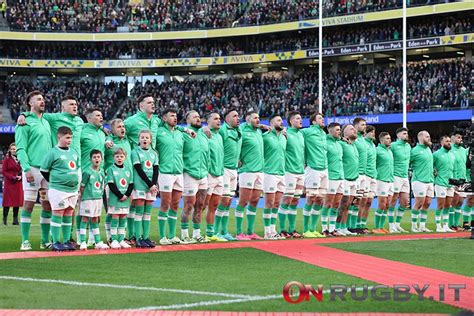 Rugby Sei Nazioni La Formazione Dell Irlanda Che Sfida La Scozia