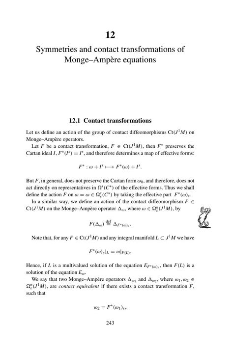 Symmetries and contact transformations of MongeAmpère equations