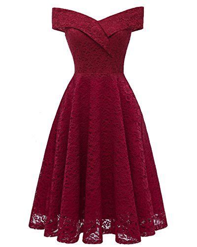 Damen Cocktail Laorchid Knielang Cocktailkleid Festliches Kleid A Linie