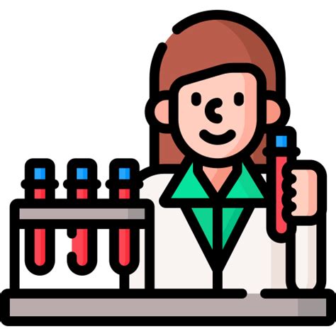 Lab Technician Special Lineal Color Icon
