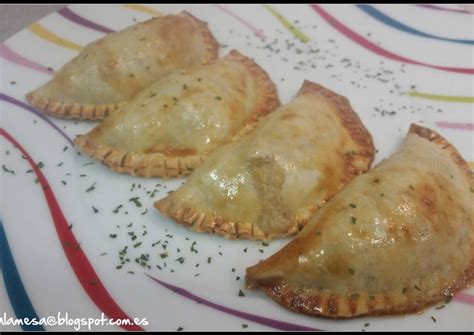 Empanadillas de champiñones bacon y queso Receta de DirectoALaMesa