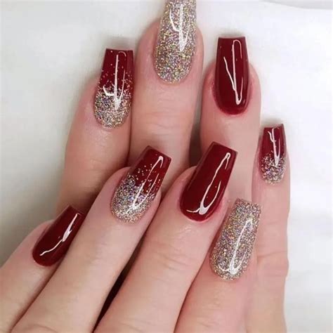 Pin De Lucy Vargas Em Guardado R Pido Unhas Vermelhas Glitter Unhas