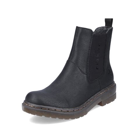 Rieker Damen Chelsea Boots Asphaltschwarz Artikelnummer 78292 00