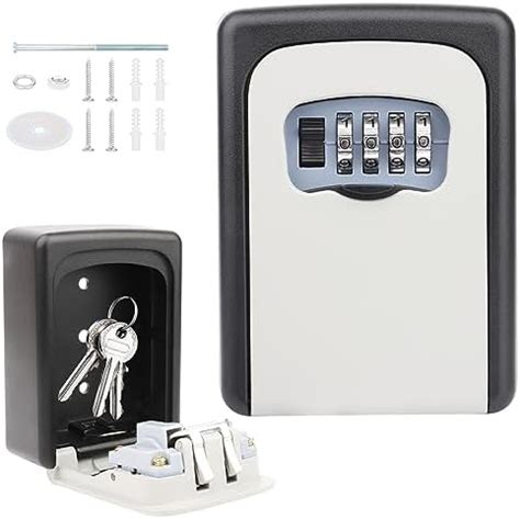 Key Safe Wall Mounted Key Lock Box Outdoor Combination Key Safe Lock