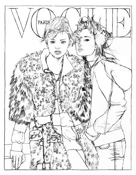 Vogue À Colorier Vogue Paris In 2020 Fashion Coloring Book