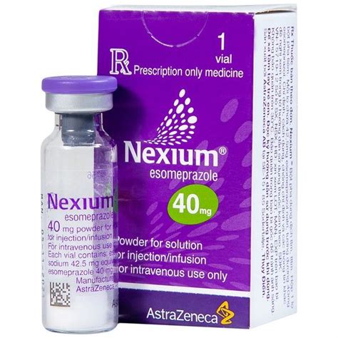 Thuốc tác dụng trên đường tiêu hóa Nexium 40mg Hộp 1 lọ