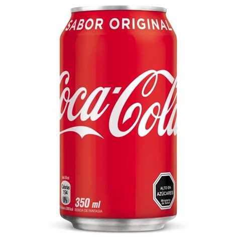 Bebida Gaseosa Coca Cola Original Lata 350 Ml