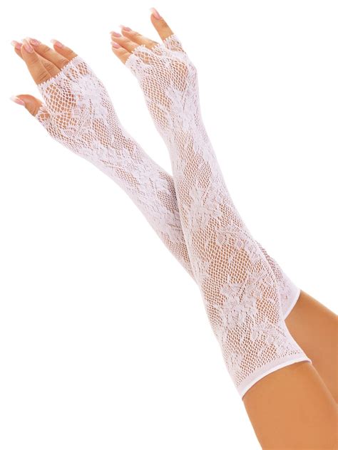 Lace Fingerless Gloves, Women's Gloves | Leg Avenue