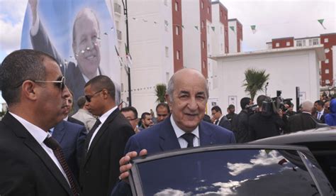 Algérie lex Premier ministre Abdelmadjid Tebboune a til menacé trop