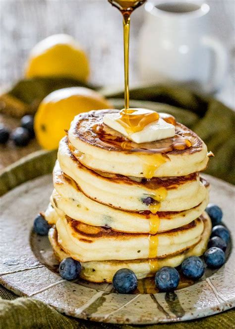 Lemon Blueberry And Ricotta Pancakes Artofit