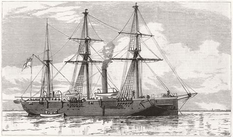 Ships Hms Condor Commanded Lord Charles Beresford 1882 Old Antique Print