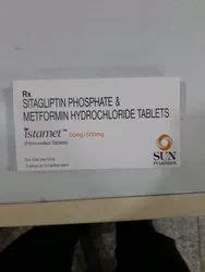 Pharmaceutical Tablets Sitagliptin Phosphate Meteformin Hydrochloride