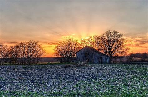 Old Barn With Sunset Old Barn At Sunset Flickr Photo Sharing Old Barn Sunset Barn