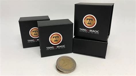 Expanded Shell Coin 2 Euro Steel Back By Tango Magic E0065