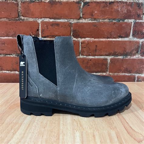 New Sorel Lennox Chelsea Quarry Waterproof Boots Womens Size 6 Ebay