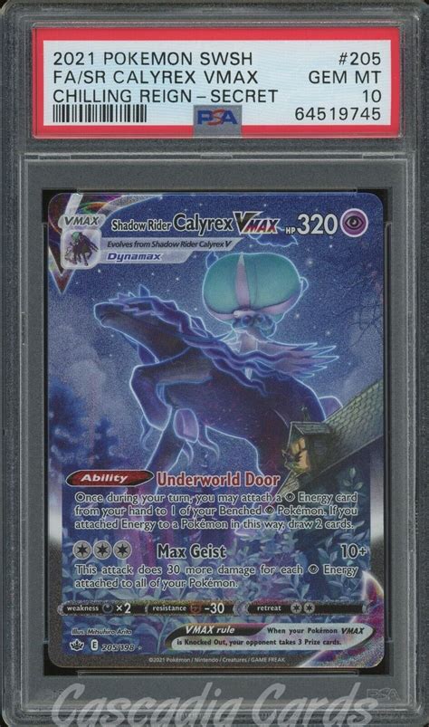 Mavin Psa Shadow Rider Calyrex Vmax Secret Alt Art