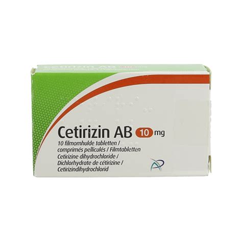 Cetirizin Ab 10mg Filmomh Tabl 10