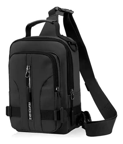 Bolso Mensajero Impermeable Para Hombre Mochila Antirrobo Cruzada