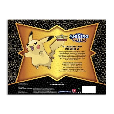 Pokémon TCG Shining Fates Collection Pikachu V Pokémon Center