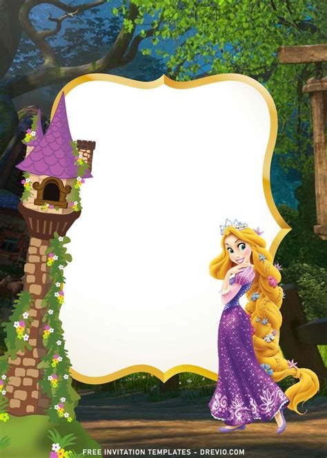 Rapunzel Printable Template