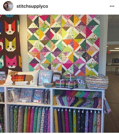 Love This Amalie Quilt Hanging At Stitchsupplyco Made With Tula Pink