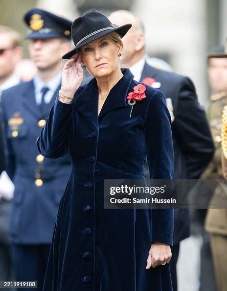 Sophie, Duchess of Edinburgh attends the Anzac wreath laying service