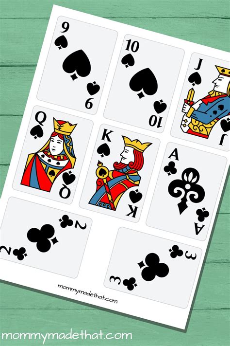 Printable Playing Cards Free Printable Card Deck