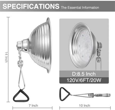 Roblux Luz Led De Crecimiento Chips Led De Espectro Completo Luz